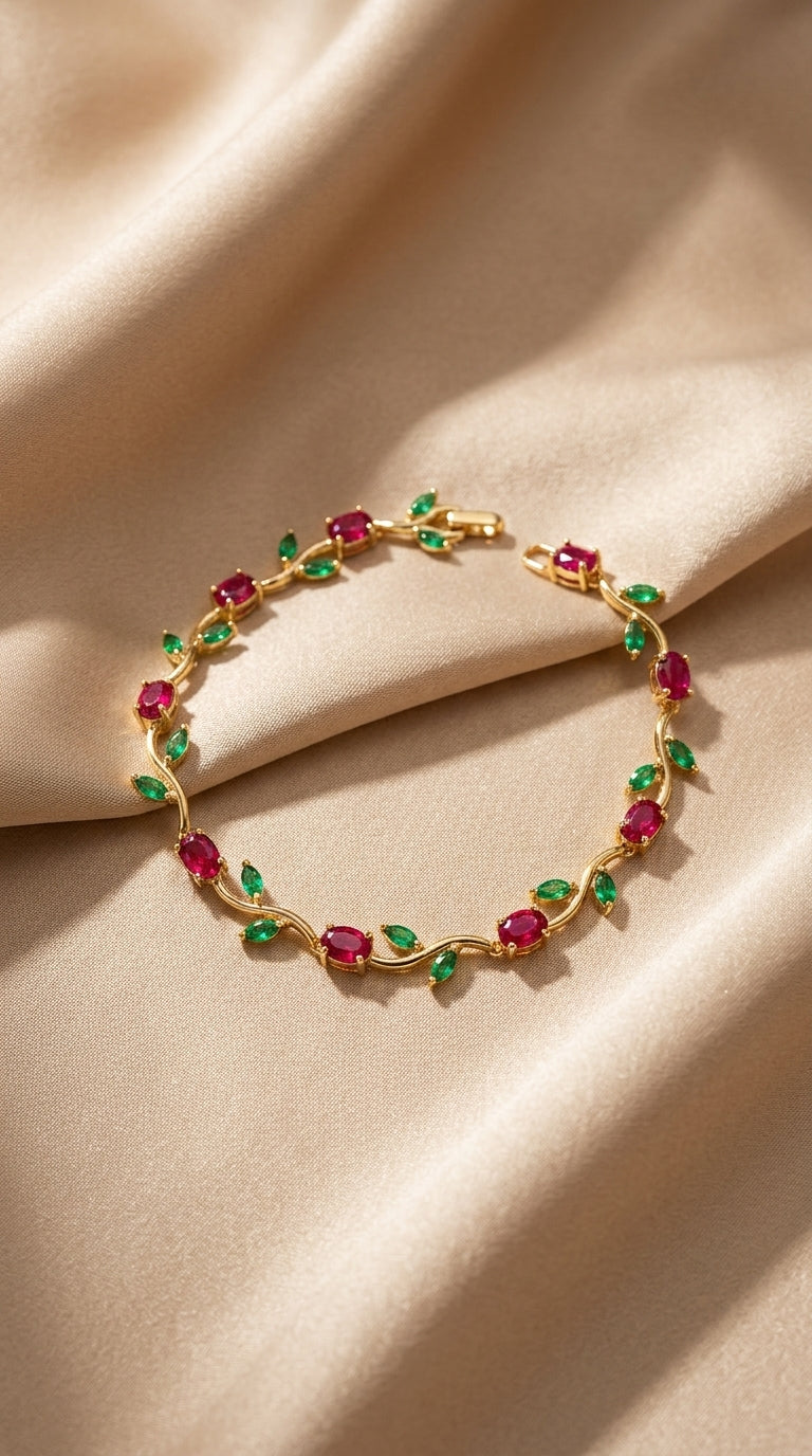 Golden Shimmer Elegance Bracelet for Women