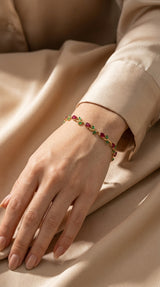 Golden Shimmer Elegance Bracelet for Women